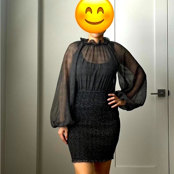 C/MEO Collective stripped mini dress like NEW - Picture 1 of 11